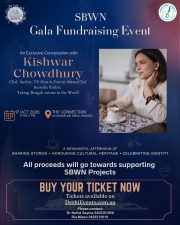 SBWN GALA FUNDRAISING - WITH KISHWAR CHOWDHURY